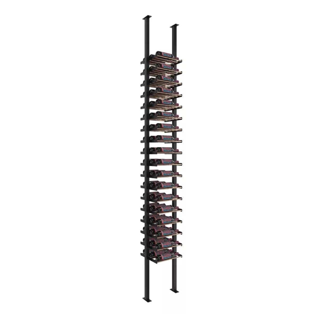 VintageView Evolution Low Profile Ultra Slim 54 Bottles Floor-to-Ceiling Wine Rack 10 1C LP-FCP-KIT-1C-3-K I Luxury Appliances Direct