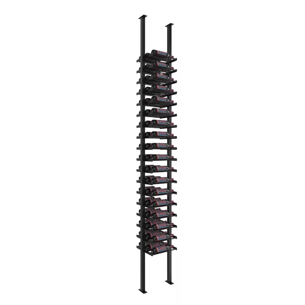 VintageView Evolution Low Profile Ultra Slim 54 Bottles Floor-to-Ceiling Wine Rack 10 1C LP-FCP-KIT-1C-3-K I Luxury Appliances Direct
