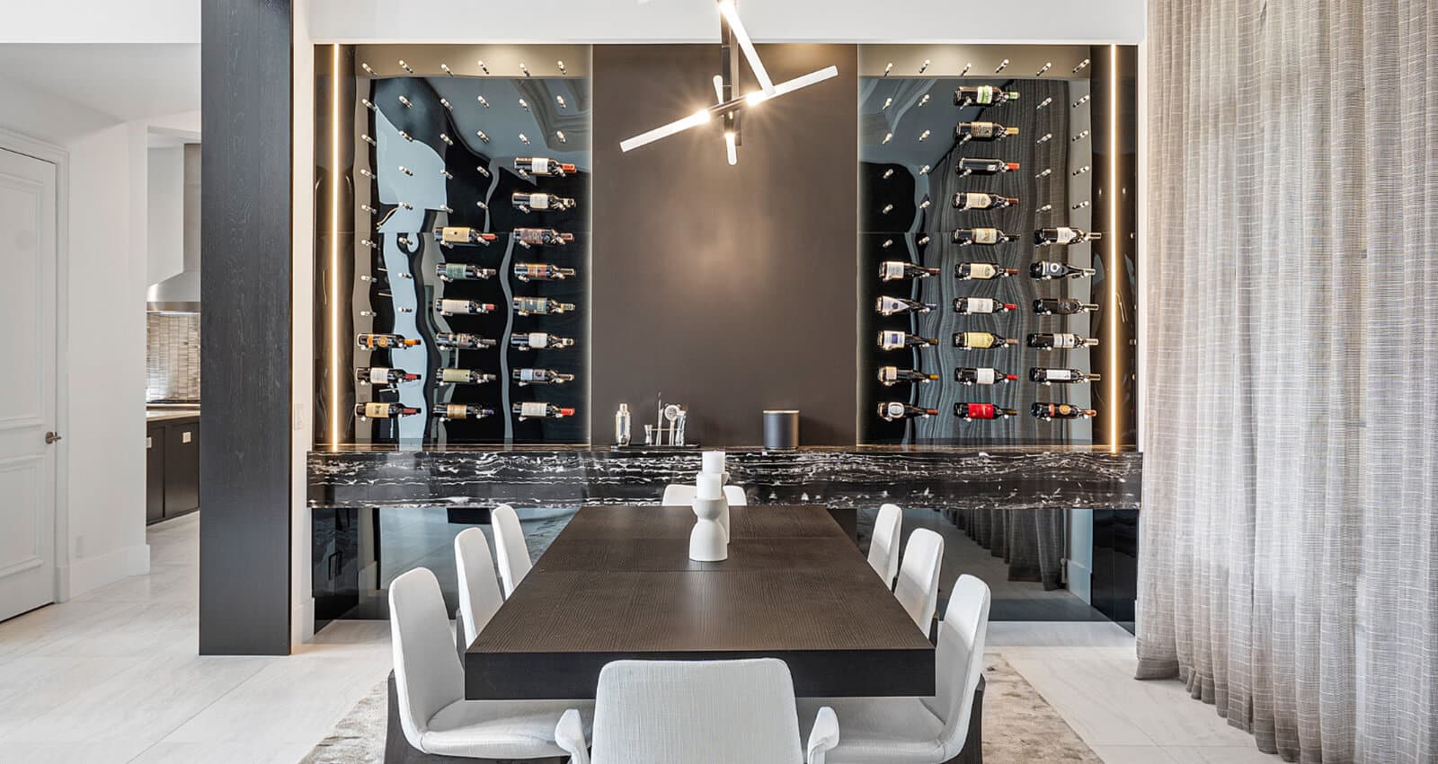 VintageView Evolution Wine Wall Post 10′ 3C Forward Wine Rack Kit 162 Bottles WW-FCP-KIT-12-K I Luxury Appliances Direct