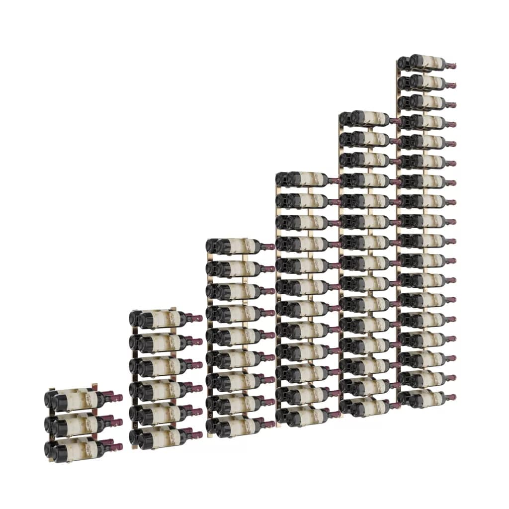 VintageView Under the Stairs 126 Bottles Wine Wall Rack Kit WS-USK-2D I Luxury Appliances Direct