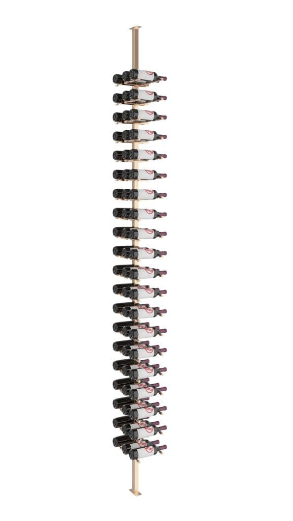 VintageView Vino Pins 60 Bottles Single,Double Floor-to-Ceiling Wine Rack System VP-FCP-KIT-12 I Luxury Appliances Direct