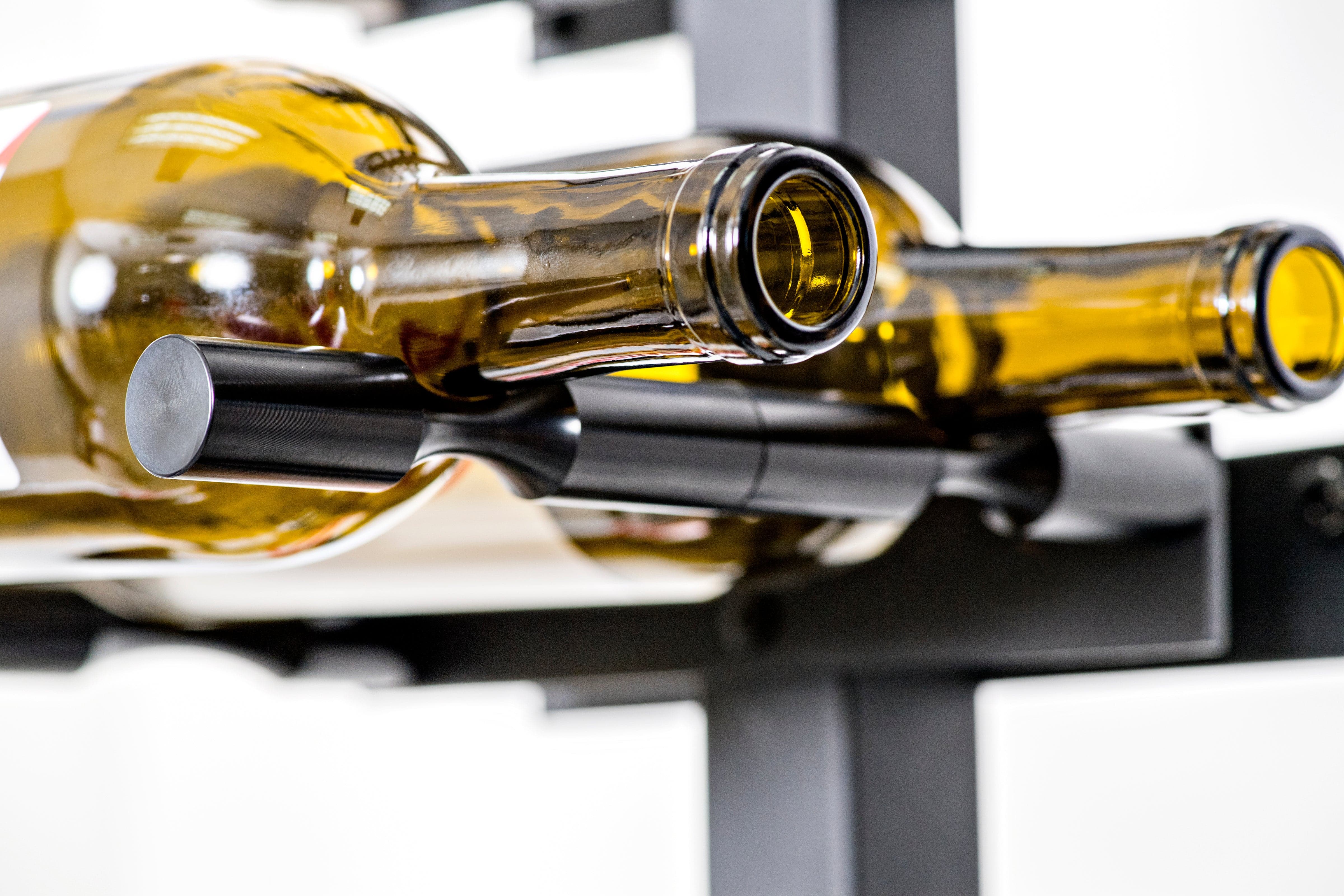 VintageView Vino Series Pins 40 bottles Floating Wine Rack Frame Kit,Single Sided Floor-to-Ceiling VP-FCP-KIT-2 I Luxury Appliances Direct