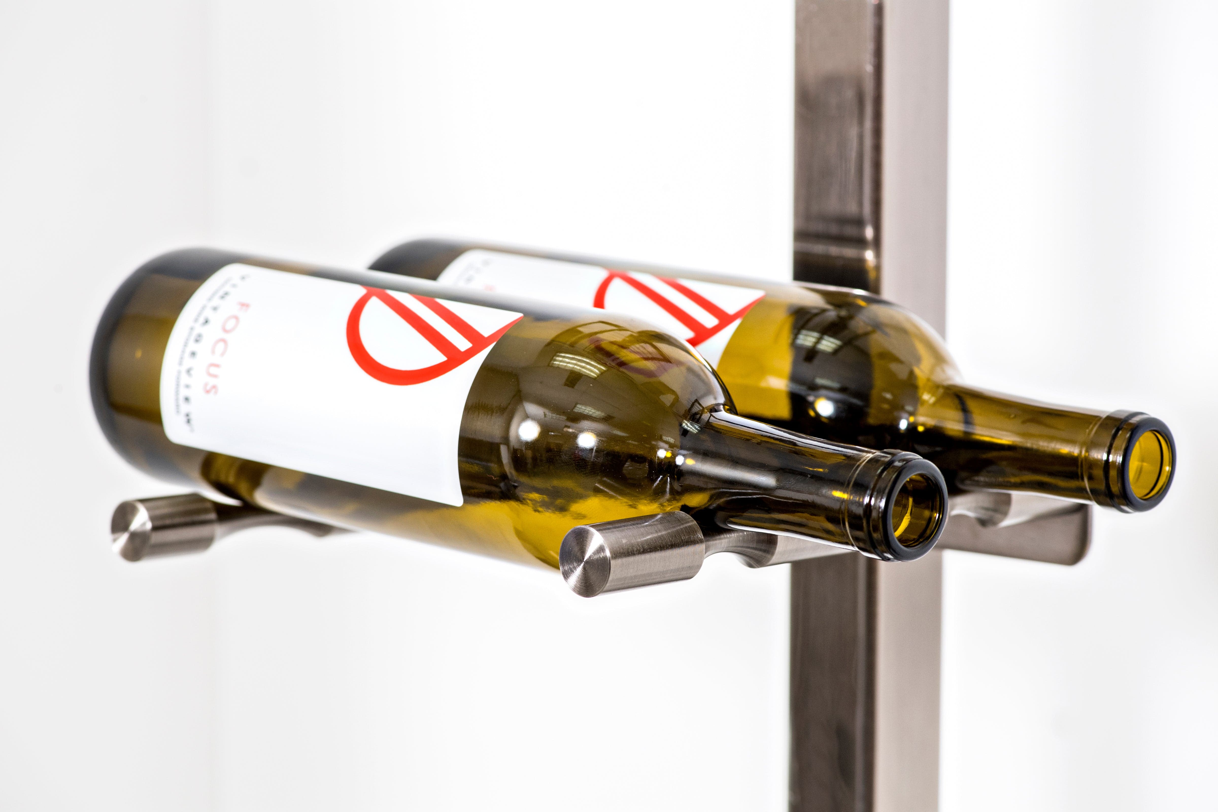 VintageView Vino Series Pins 40 bottles Floating Wine Rack Frame Kit,Single Sided Floor-to-Ceiling VP-FCP-KIT-2 I Luxury Appliances Direct