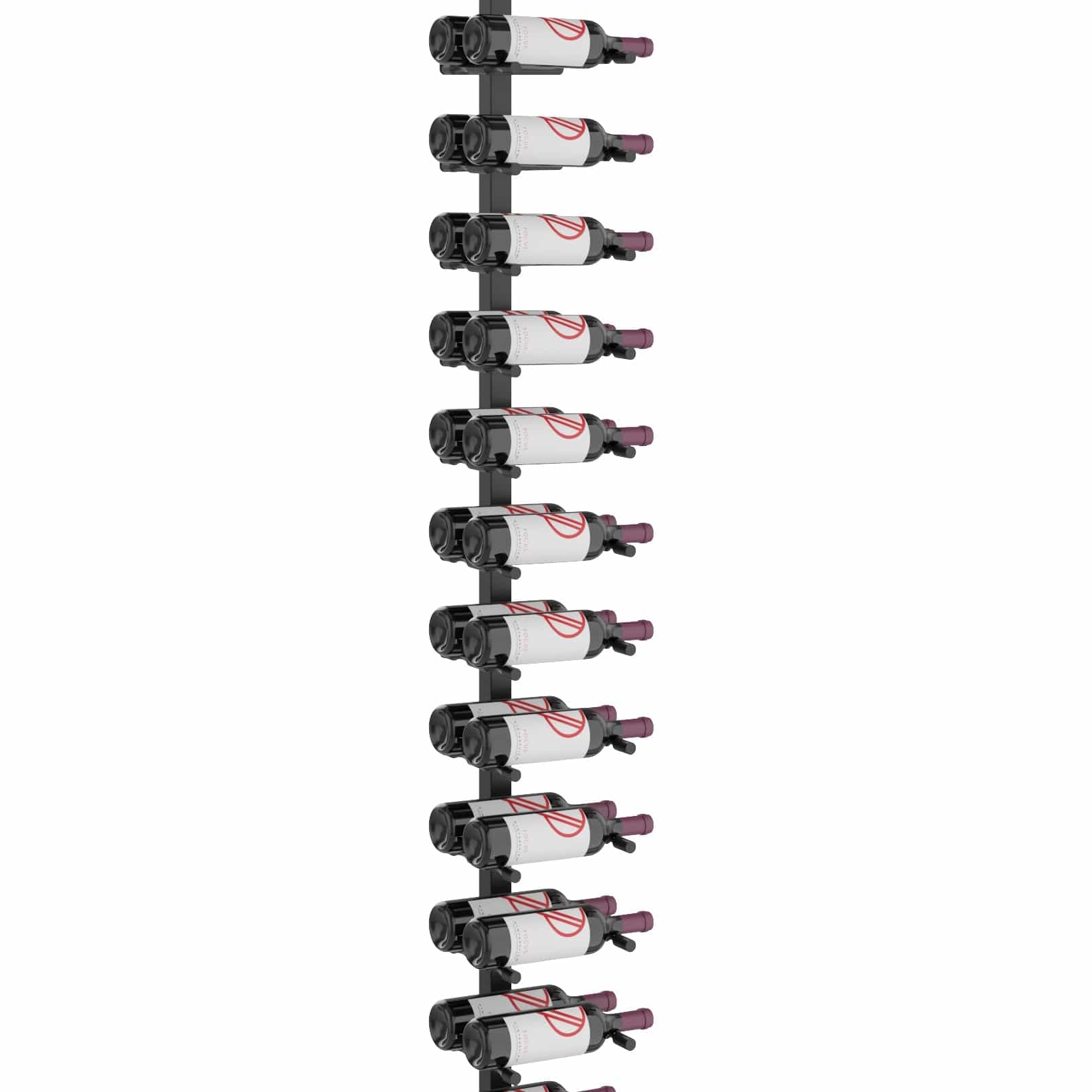 VintageView Vino Series Pins 40 bottles Floating Wine Rack Frame Kit,Single Sided Floor-to-Ceiling VP-FCP-KIT-2 I Luxury Appliances Direct