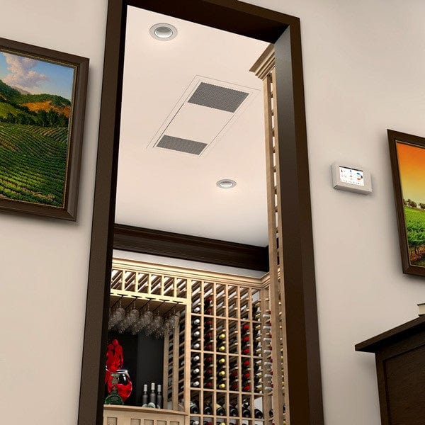 WhisperKOOL Ceiling Mount 4000 Ductless Split System 220V High Efficiency Wine Cellar Units S-WKCM4000-220 Luxury Appliances Direct