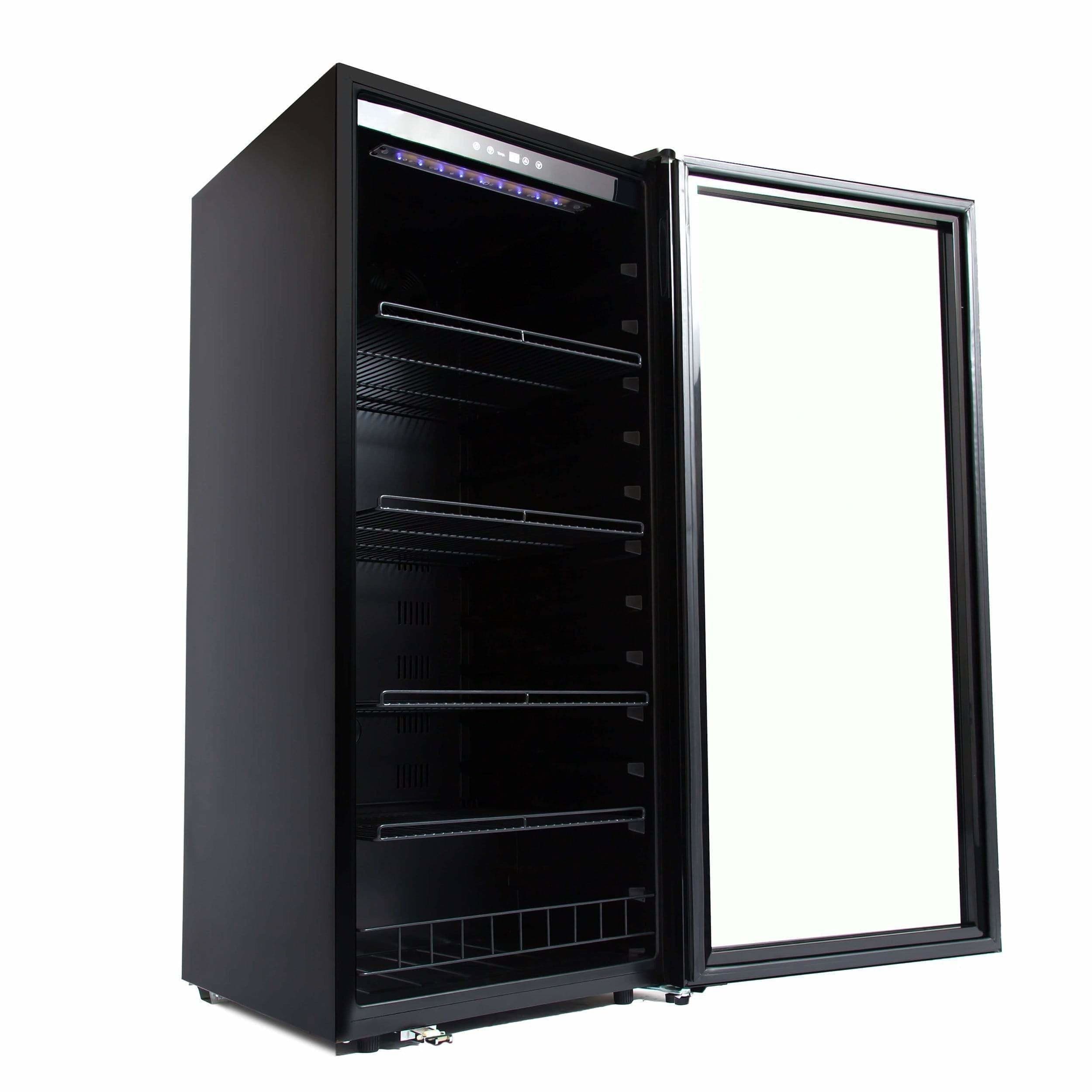 Whynter 124 Bottle Freestanding Wine Cabinet Refrigerator FWC-1201BB Wine Coolers FWC-1201BB Luxury Appliances Direct