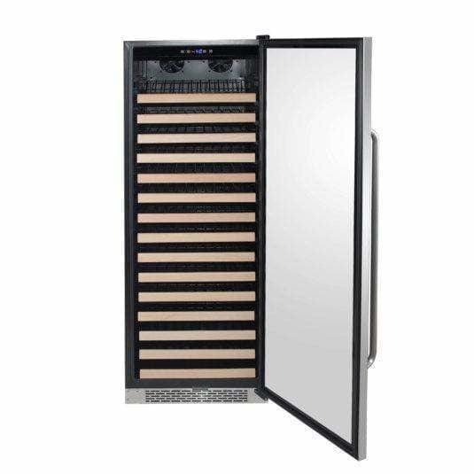 Whynter 166 Bottle Built-in Stainless Steel Compressor Wine Refrigerator BWR-1662SD Wine Coolers BWR-1662SD Luxury Appliances Direct