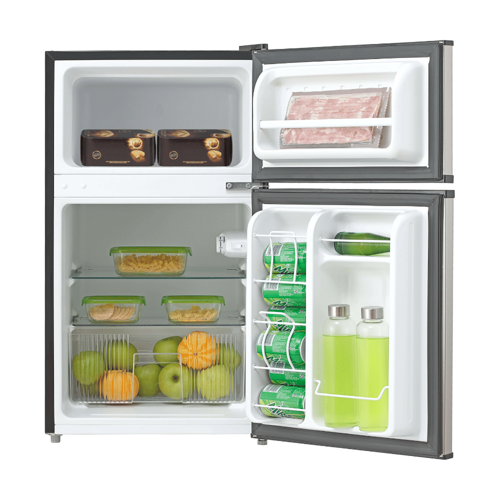 Whynter 3.4 cu.ft. Energy Star Stainless Steel Compact Refrigerator/Freezer MRF-340DS Refrigerators MRF-340DS Luxury Appliances Direct