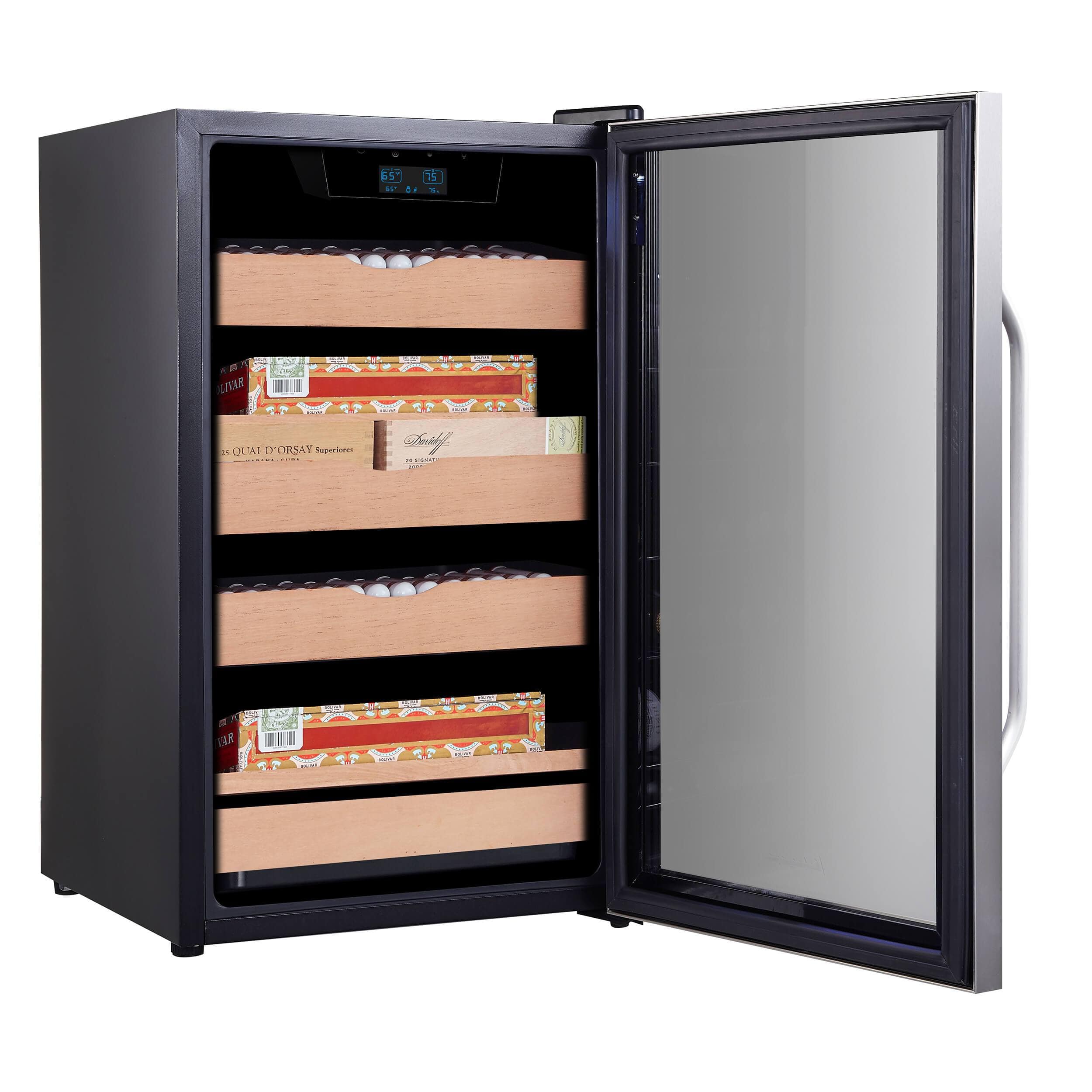 Whynter 4.2 cu.ft. Cigar Cabinet Cooler Humidor CHC-421HC Cigar Humidors CHC-421HC Luxury Appliances Direct