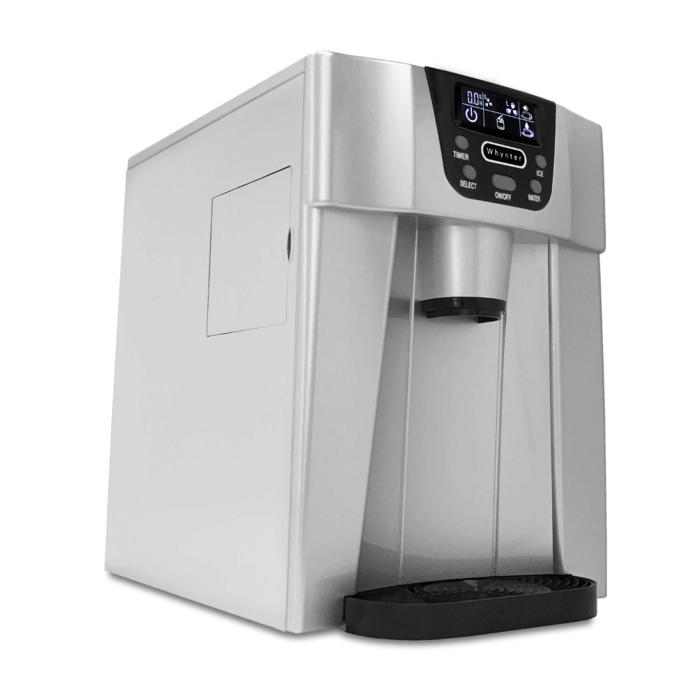 Whynter Countertop Direct Connection Ice Maker and Water Dispenser – Silver IDC-221SC Portable/Counter Top Ice Makers IDC-221SC Luxury Appliances Direct