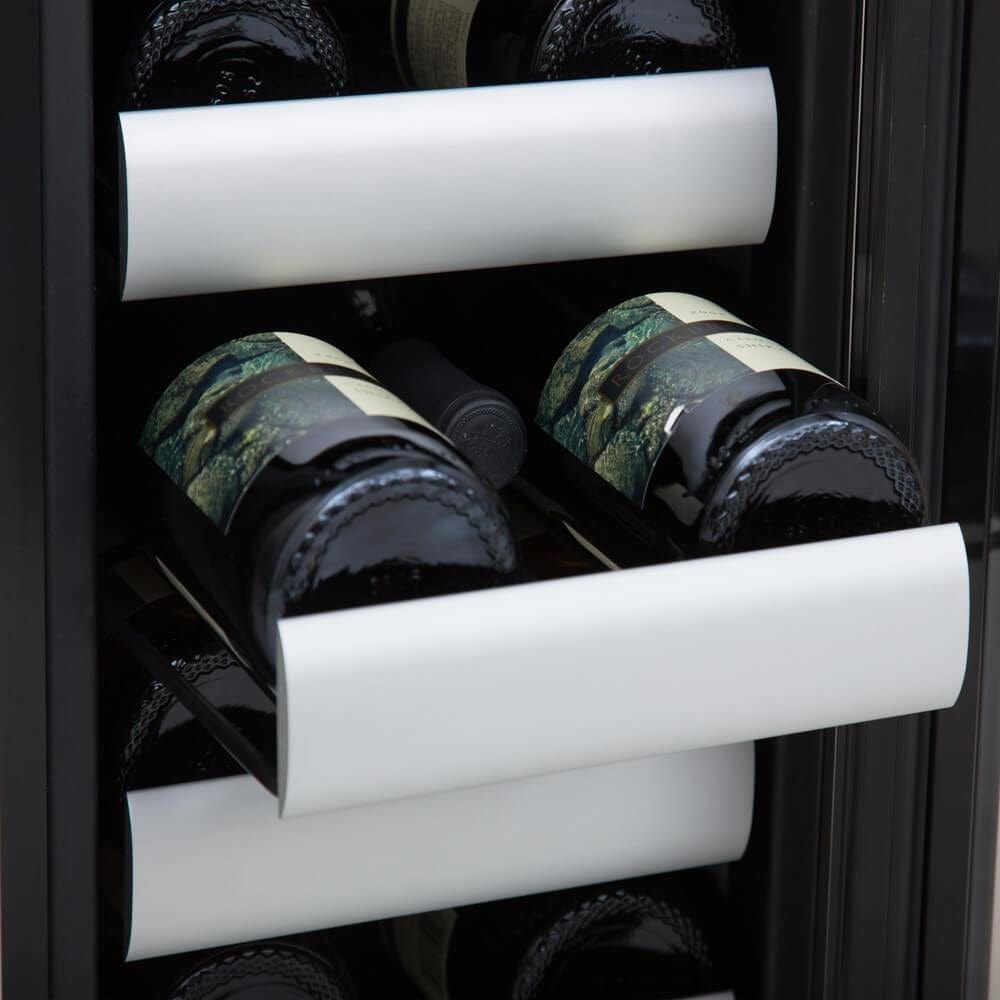 Whynter Elite 40 Bottle Seamless Stainless Steel Door Dual Zone Built-in Wine Refrigerator BWR-401DS Wine Coolers BWR-401DS Luxury Appliances Direct