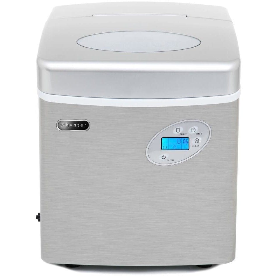Whynter Portable Ice Maker 49 lb capacity Stainless Steel IMC-490SS Portable/Counter Top Ice Makers IMC-490SS Luxury Appliances Direct